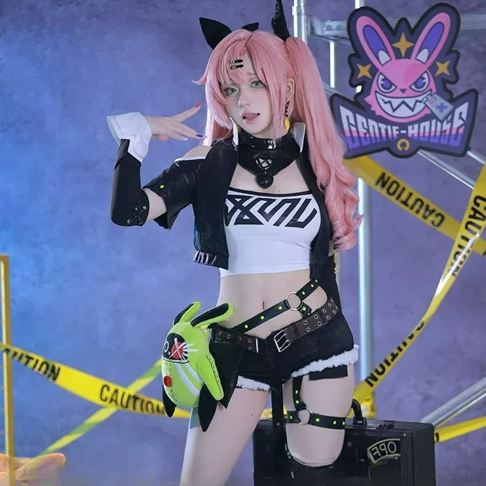 

Zenless Zone Zero Nicole DeMarra's Full Cosplay Set - "Cunning Rabbit House" Includes Bambu Dolls