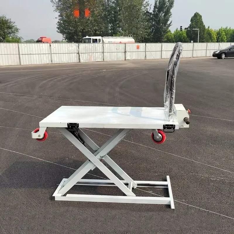 self lift scissor lift trolley table 250kg mobile Electric scissor lift table for van self loading stacker