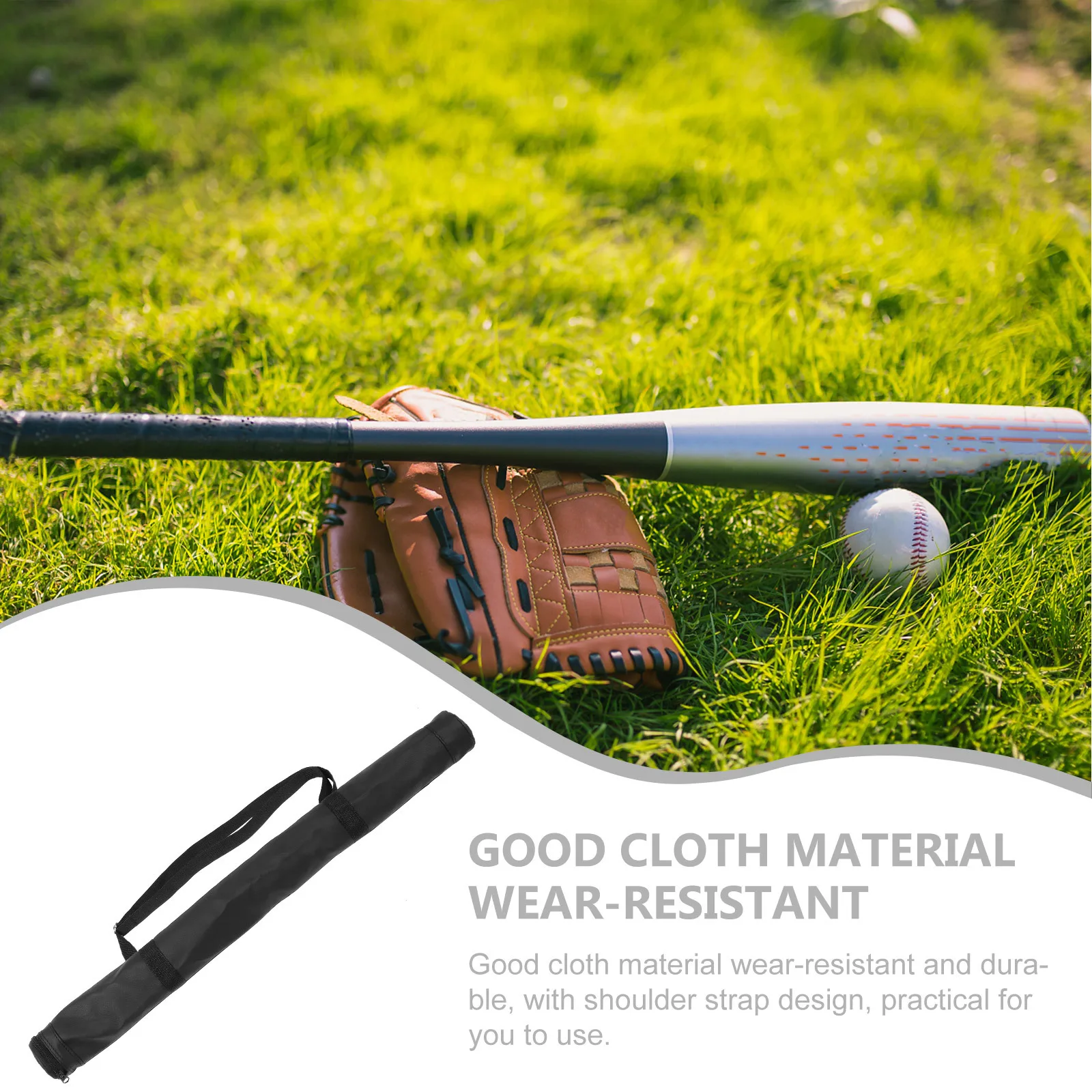 

Portable Baseball Bat Bag Oxford Fabric Heavy Duty Storage Pouch Shock Absorbing Carry Case for Sports Outdoor Gear