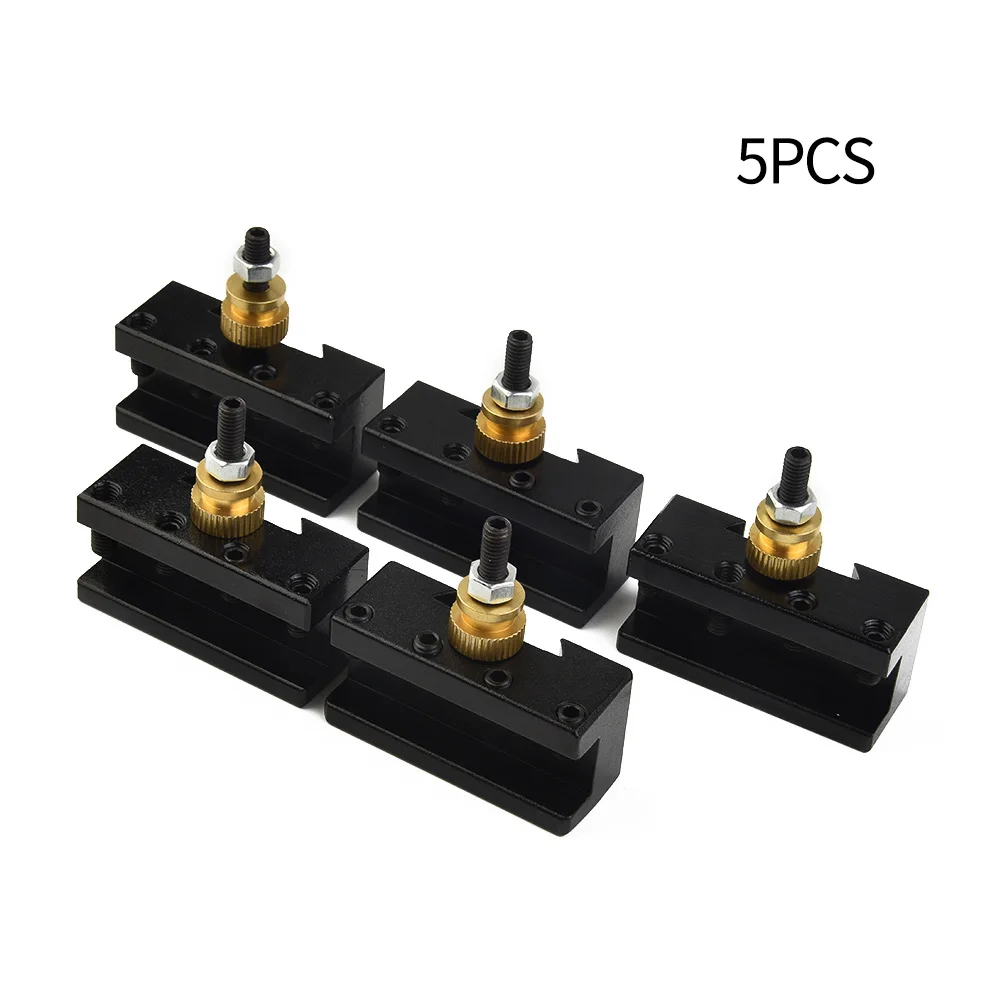 1/4 "- 1/2" مخرطة صغيرة التغيير السريع آخر مواجهة طحن تحول أداة حامل 5 قطعة استبدال مقبض الأداة قطع العمل