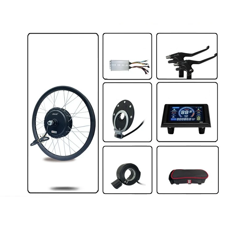 

3000 Вт 72 В комплект для переоборудования двигателя свободного хода задней ступицы с дисплеем LCDS966 для электрического велосипеда MTB с толстыми шинами 20-29 дюймов