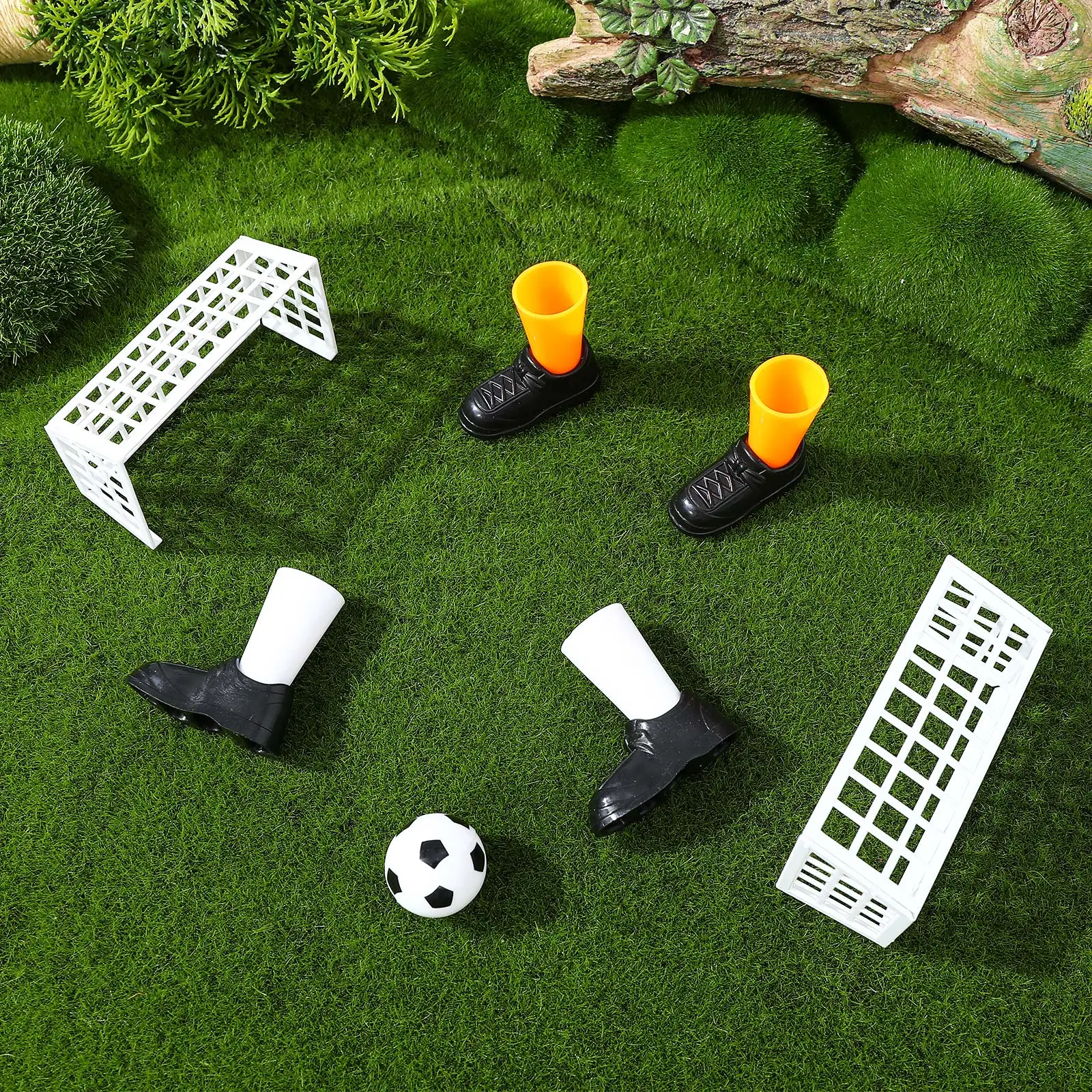

Toys Mini Foosball Table for Kids Plastic Puppets Action Figures Dining Tabletop Soccer Game Desktop Child
