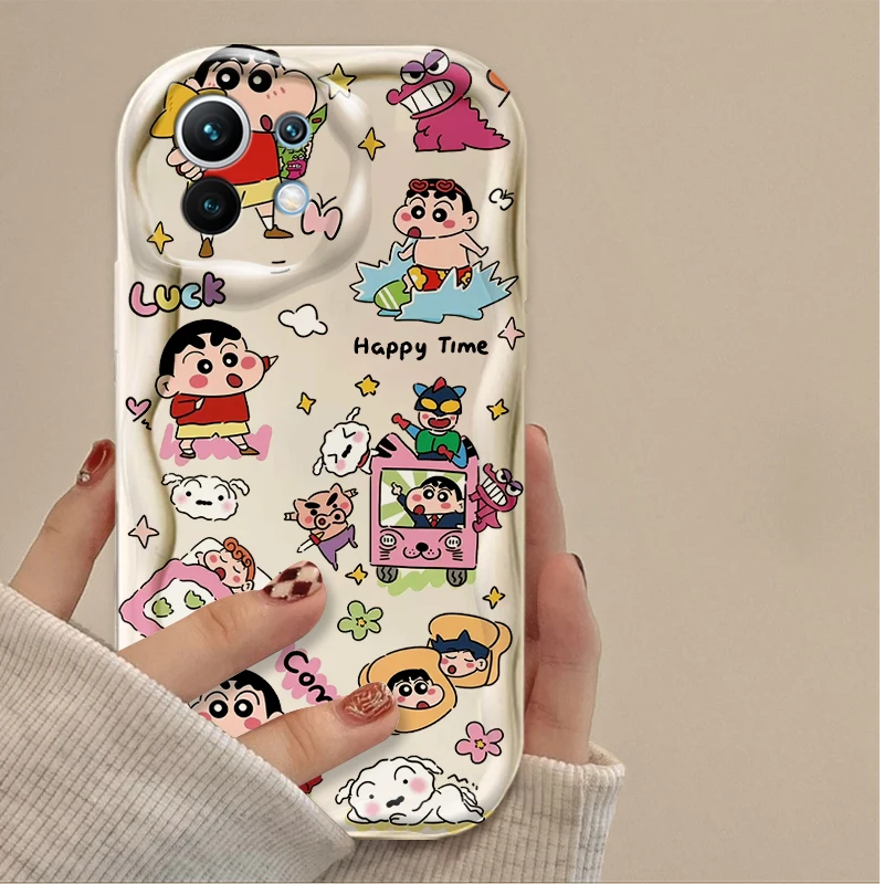Etui Lovely C-Crayon S-ShinChan do Xiaomi 14T 13T 12T 13 12 11 11i Lite 5G 10T POCO X5 X6 Pro X3 NFC X4 GT F3 F4 F5 F6 M6 M5S — zdjęcie produktu 5