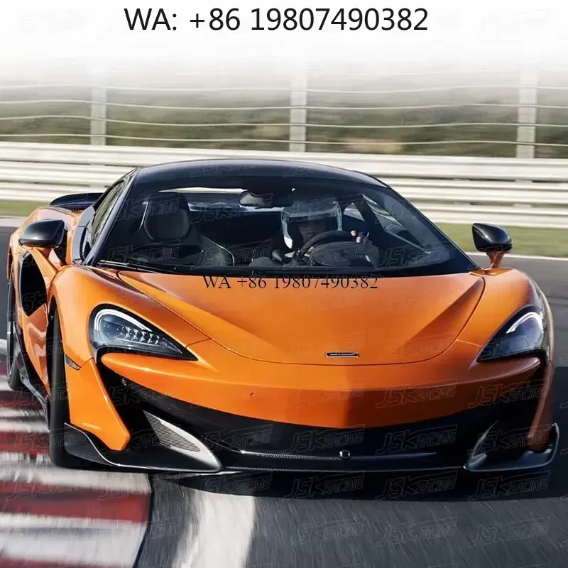Wmwmnu 600LT Style Carbon Fiber Front Bumper for 540C 570S 570GT 2015-2018 Body Kit Lip Spoiler Auto Parts