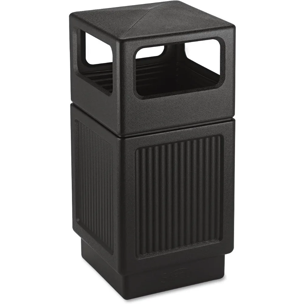 

Canmeleon Trash Can, 38 Gallons, Indoor and Outdoor Use, Durable & Weather-Resistant Commercial Garbage Can, Black