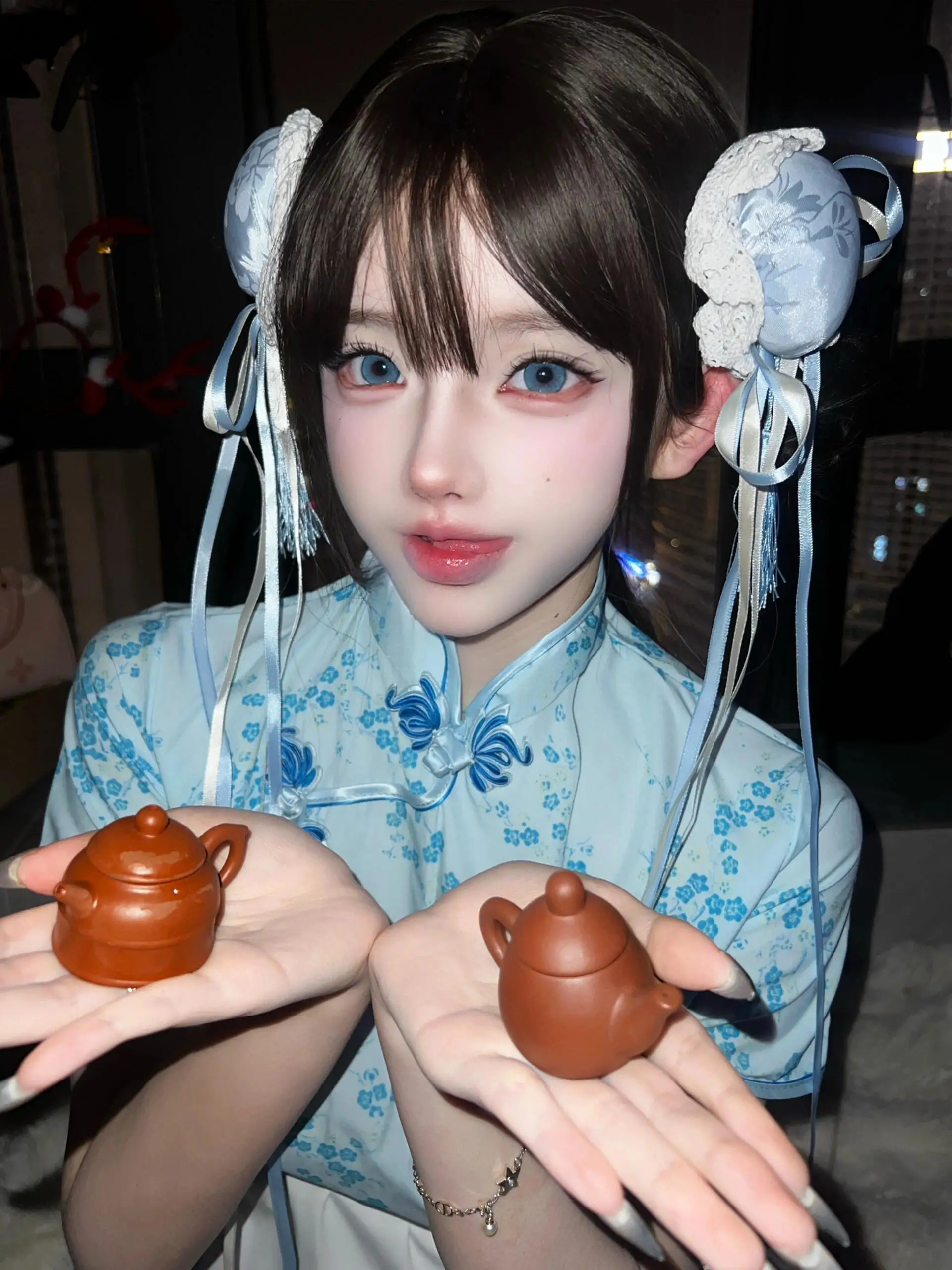 Nuevo Chino Sle Dr loween Cisas Cosplay orm suave chica falda de sirvienta ort uso diario