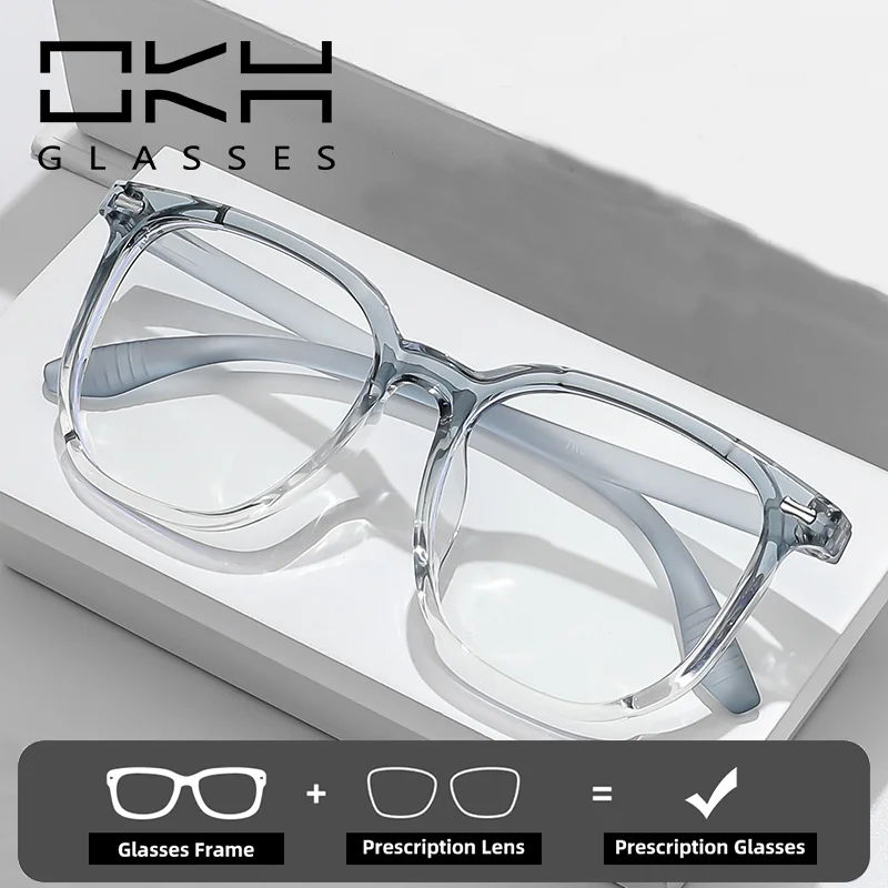 

OKH градиент цвета анти-синий свет большая оправа для очков оправа TR90 оправа женские очки для близорукости по рецепту очки для чтения