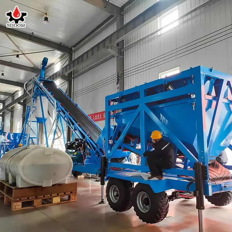 2026 CE Cost - Effective Small Dry Mix Cement Manufacturing Concrete Batching and Mixing Plant for Various Projects