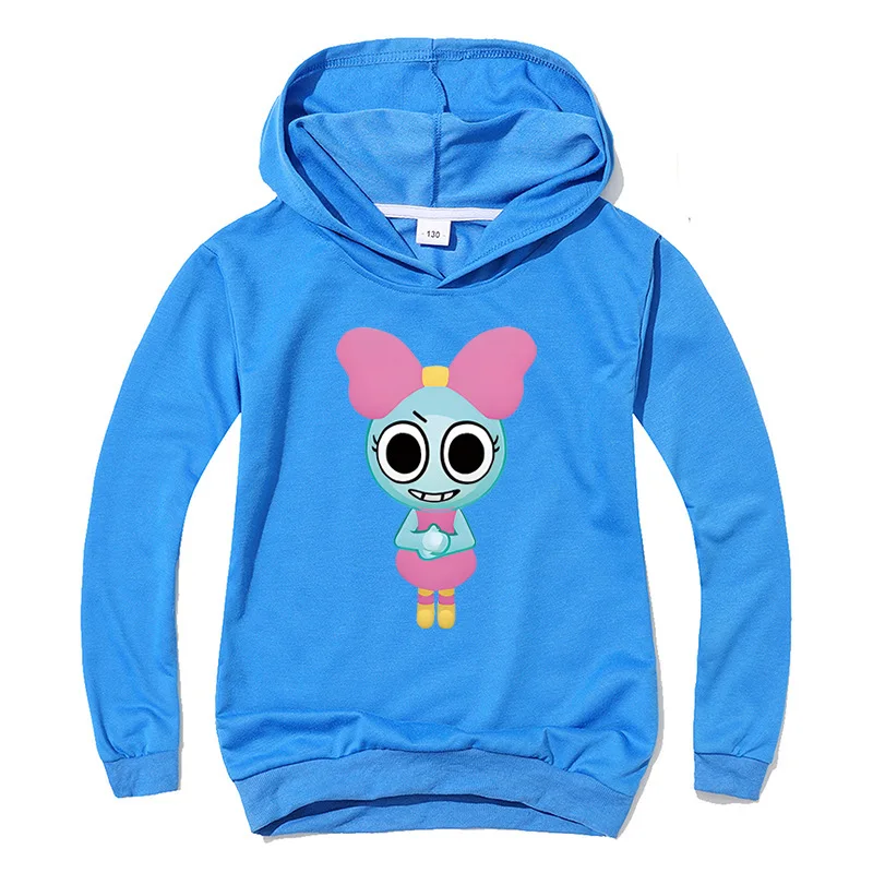 Boys and Girls Sweatshirt Spring and Autumn New Round Neck Base Shirt Cartoon Fashion Pure Cotton Long Sleeve Factory Direct Who