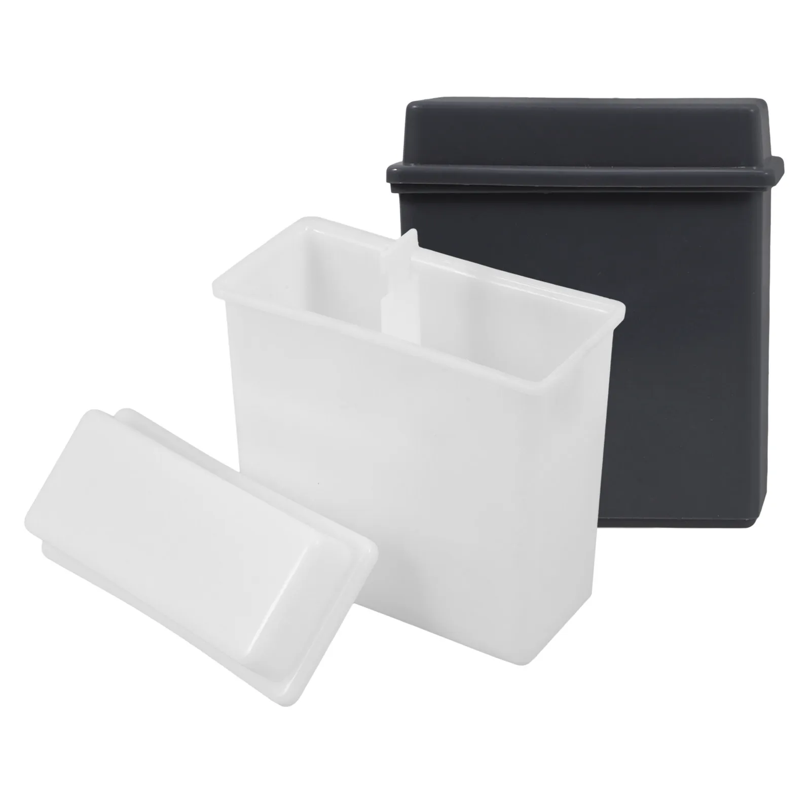 2Set Microscope Slides Staining Jar and Polypropylene Rack Laboratory Essential Retrieval Box Cell Staining and