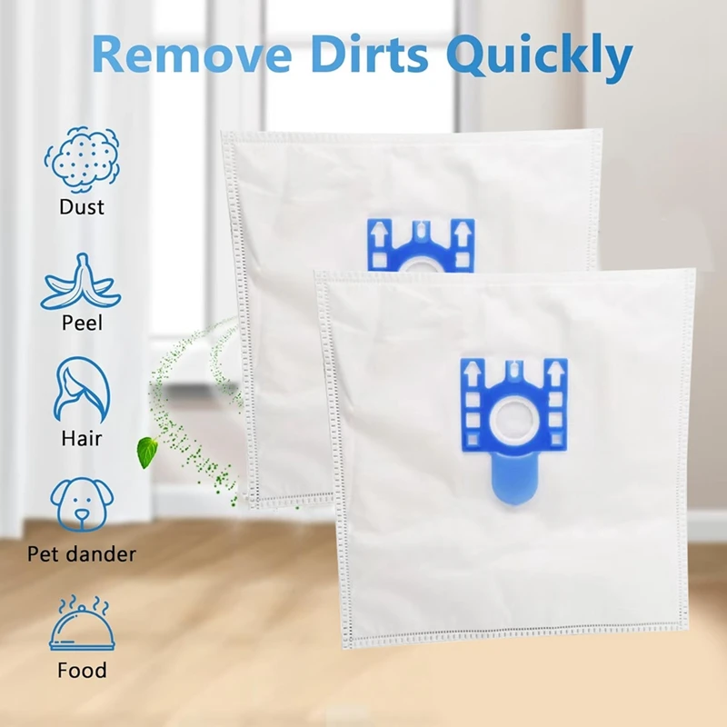 مجموعة من 16 كيس غبار بديل للمكانس الكهربائية من سلسلة Miele GN/FJM S83310 8390 S2121 S2110 S421I S456I