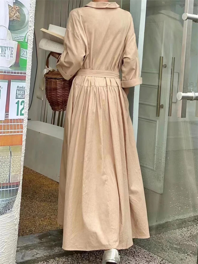 Vestidos Para Mujer Spring Sundress Long Dresses For Women Vintage Dress De Mujer Elegantes Vestido Feminino Traf Official Store