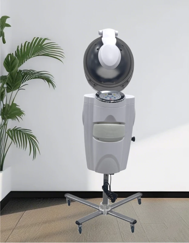 

Micro Mist Hair Steamer Beauty Salon Digital Ozone Salon Steamer Professional with Salon LED Lights Treatment