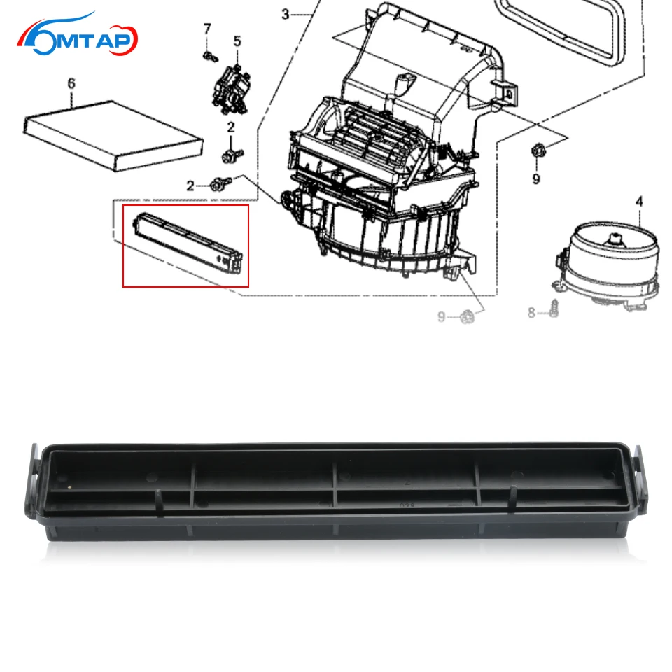 MTAP Car Accessories Direct Replacement Air Filter Cover For HONDA ODYSSEY RC3 RC4 RR8 2015~2023 79303-T6D-H61 79303-T6A-H61