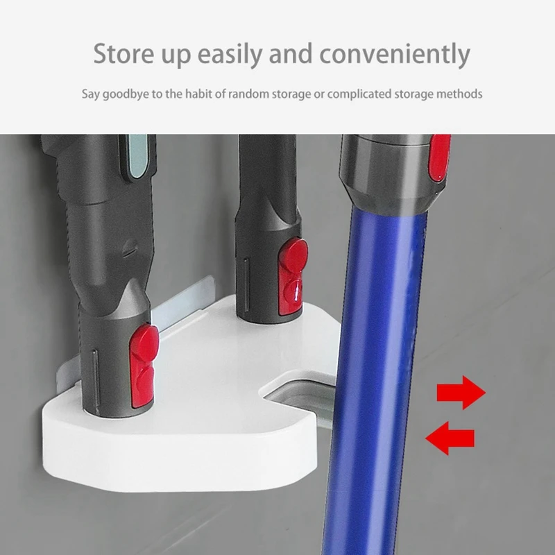 Bracket ผู้ถือคลิปยึด Wall Mount Stand Docks สําหรับ Xiaomi Dyson V11 V10 V8 V7 ฯลฯ Stick เครื่องดูดฝุ่น Wand Tube