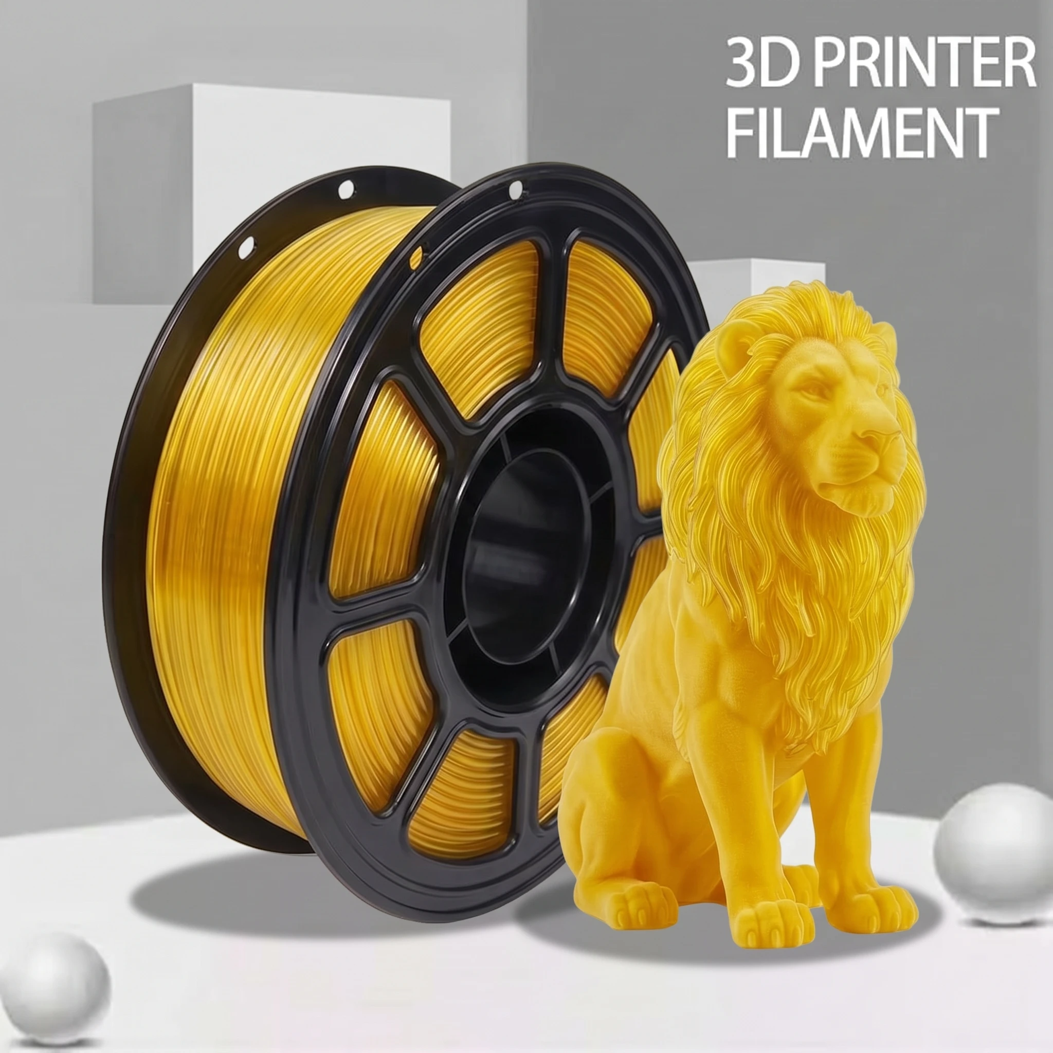 Silk TPU Filament Bundle Flexible 95A 1.75mm Diameter 3D Printer Filament Dimensional Accuracy +/- 0.03mm 1g
