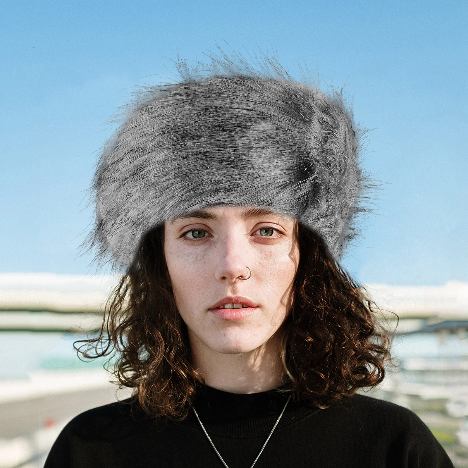 

Has Warm Earmuffs Head Cover Athletic Warmer Headband Headbands Miss