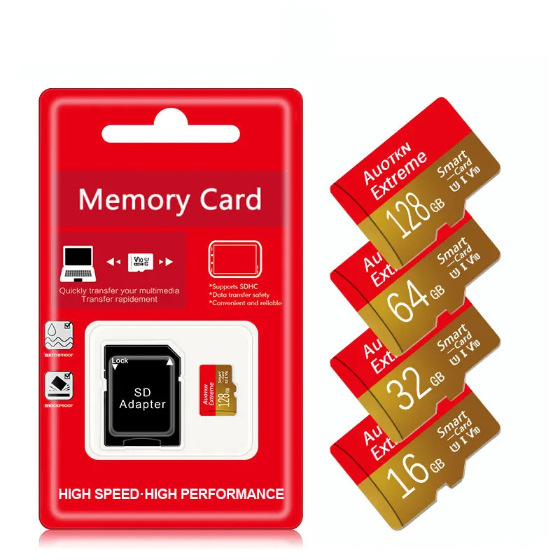 Originele Micro Geheugen Sd Kaart 256Gb 128Gb 64Gb Mini Sd/Tf Flash Kaart 8Gb 16Gb 32Gb Klasse 10 Videokaart Voor Telefoon Camera Ps5