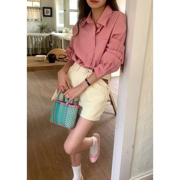 

Huang Zheng женские однотонные вышитые irt Cleanfit Sle из смеси хлопка, тонкие длинные свечи, весенняя мода, женские irt