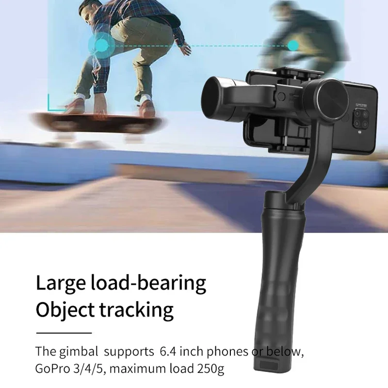 H4 Gimbal 3 Axis Cell Phone Control The Focal Length Professional F6 Stabilizer Face Tracking Vlog Selfie