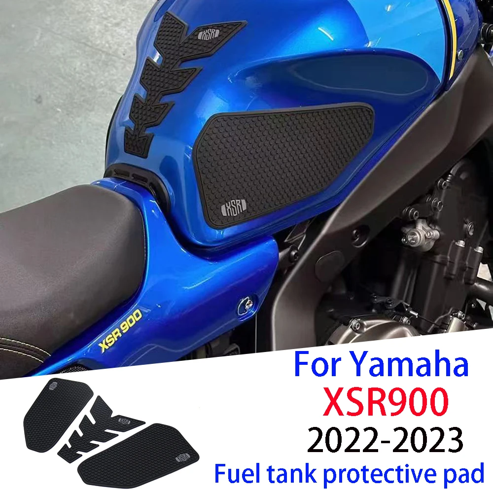 

For Yamaha XSR900 XSR 900 2022- Tank pad Side Fuel Tankpads Protector Stickers Knee Grip Traction Pad Non-slip Decorate Sticker