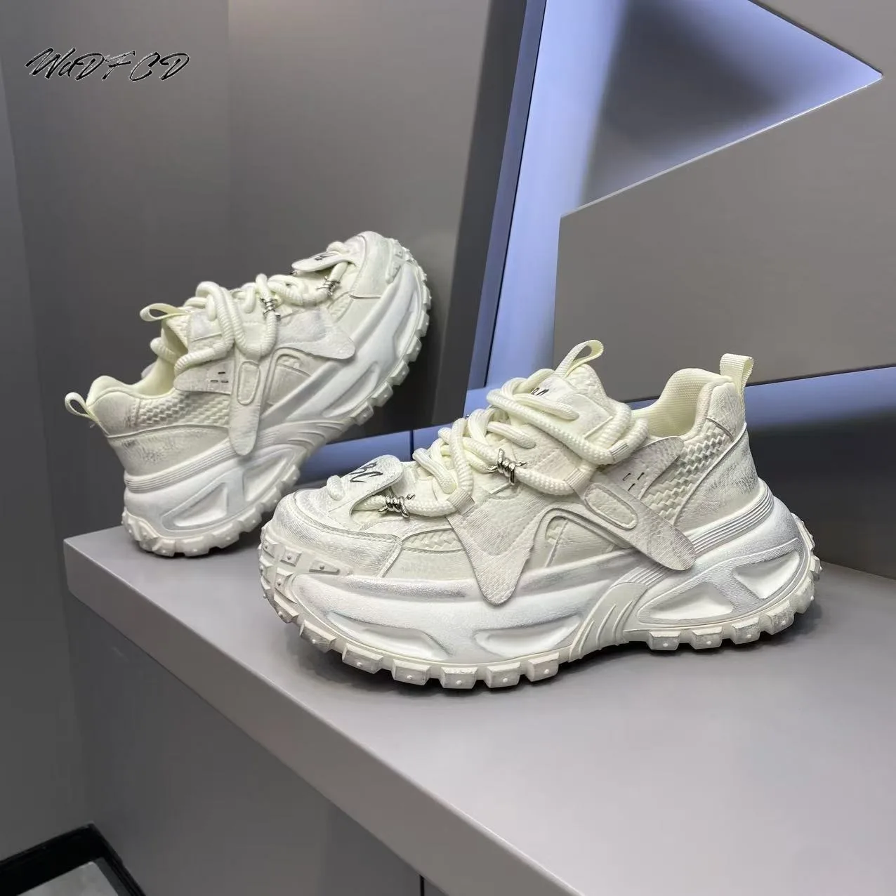 

Массивные кроссовки, мужская оригинальная дизайнерская спортивная обувь, модная повседневная кожаная ткань, дышащая спортивная обувь на платформе с увеличенной высотой