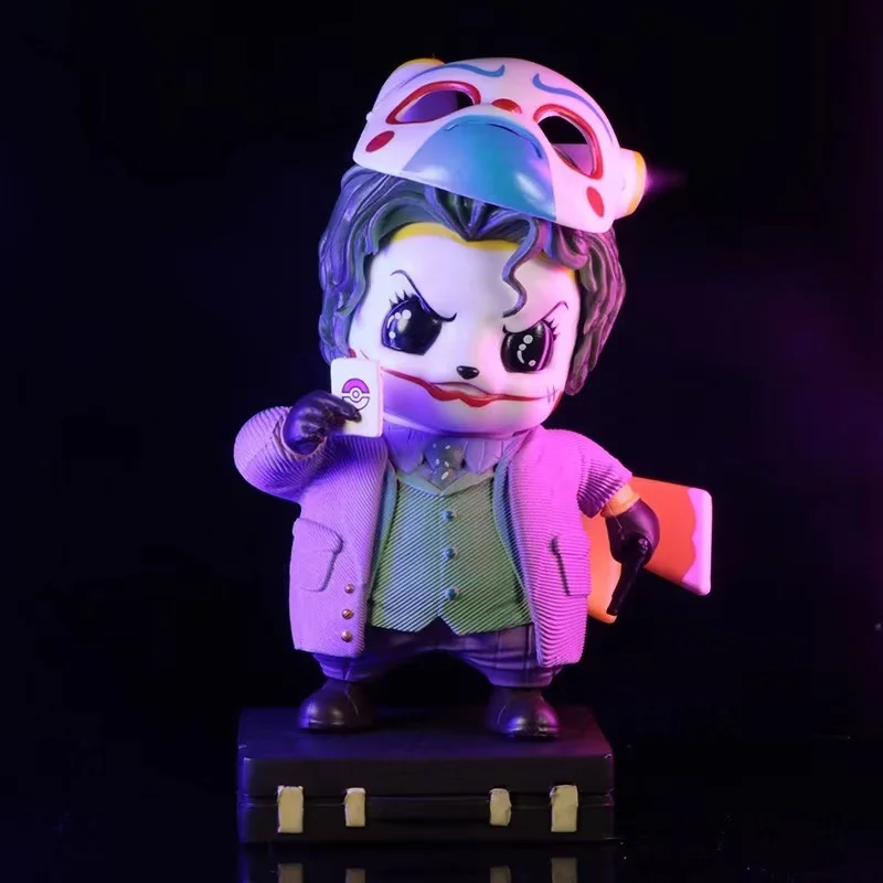 

Hot toys Marvel DC Anime Joker COS gremlin Q-version Doll Cake Decoration Handmade Pendant Collectible Model Toy Figures gifts