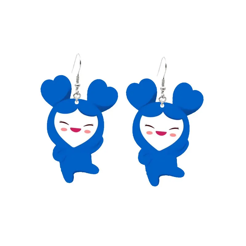 Twice Lovelys Earrings Acrylic Cute Korean Super Star Twice Lovelys MomoDangle Earrings Jewelry Accessories Kids Gifts for Fans