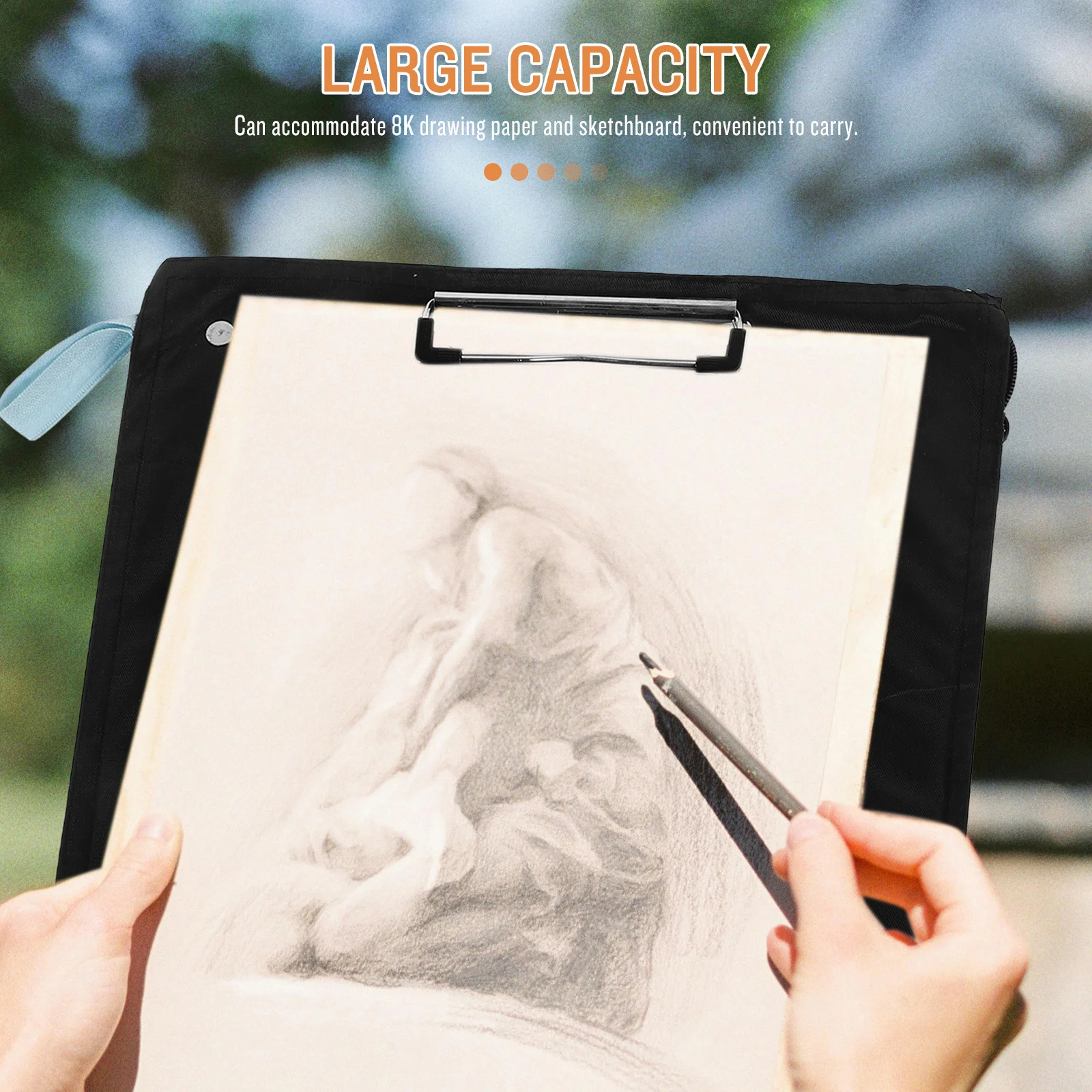 Tablero de dibujo ligero con Clip, tablero de dibujo portátil para artistas, pintura al aire libre y herramienta para el hogar, almohadilla de dibujo para dibujar