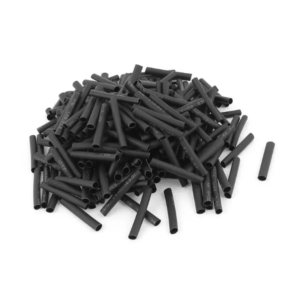420pcs Black Heat Shrink Tube Glue Polyolefin Waterproof Sleeving Tubing Sleeve Wrap Tubing Kit Cable Sleeves image 6