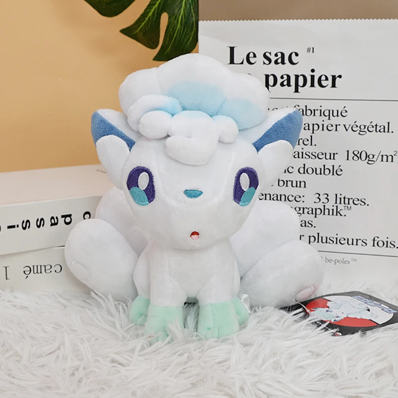 Pokemon Alolan Vulpix Plush Doll Quality Soft Stuffed Peluche Toys Great Gift for Kids 22cm