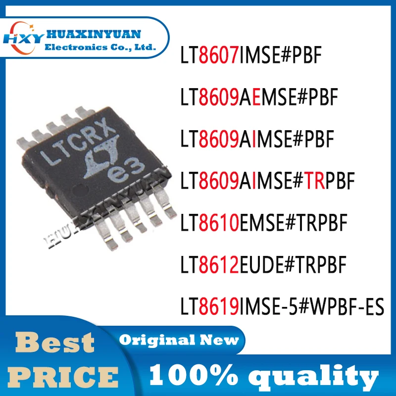 1PCS/Lot LT8607IMSE#PBF LT8609AEMSE#PBF LT8609AIMSE#PBF LT8609AIMSE#TRPBF LT8610EMSE#TRPBF LT8612EUDE LT8619IMSE-5 New  Original