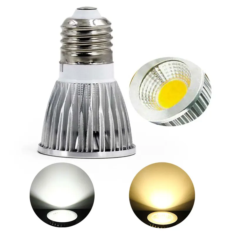 

E27 LED Spotlight Bulb COB 220V/110V Spot LED 3w 5W 7W 10W Atmosphere Decoration Mall Metal Heat Dissipation Shell AC85-265V