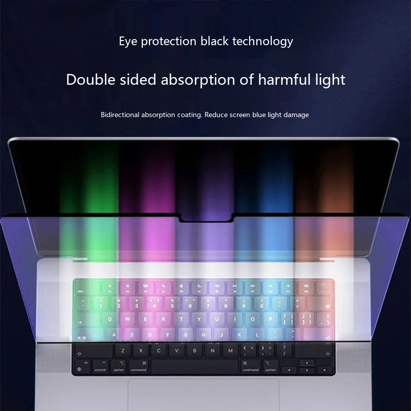 Magnetic Anti Blue Light Screen Protector for MacBook 13-16 Inch Reusable Eye Care Film