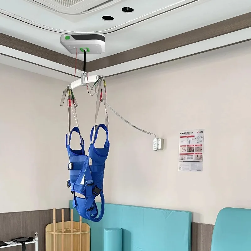 Hospital Nursing Ceiling Hoist Lift Crane Patient Lifter Transfer Lift Equipment for Physical Therapy