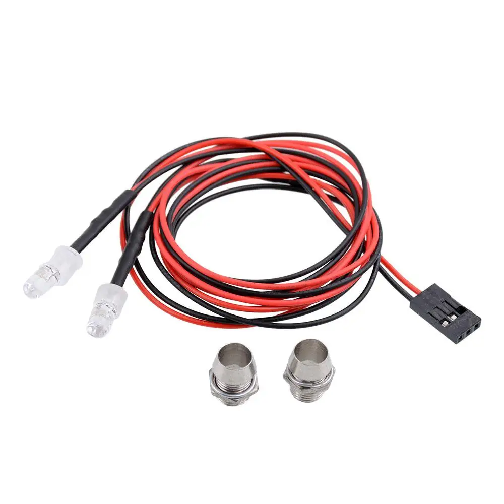 RC Crawler Car LED Light Kit Stable Performance Metal Lampshade for HSP 1 12 RC Light Upgrade