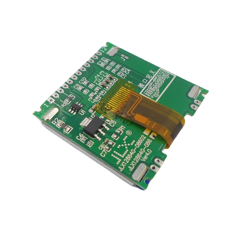 JLX12864G-086-PC with Chinese font library 12864 dot matrix LCD screen module