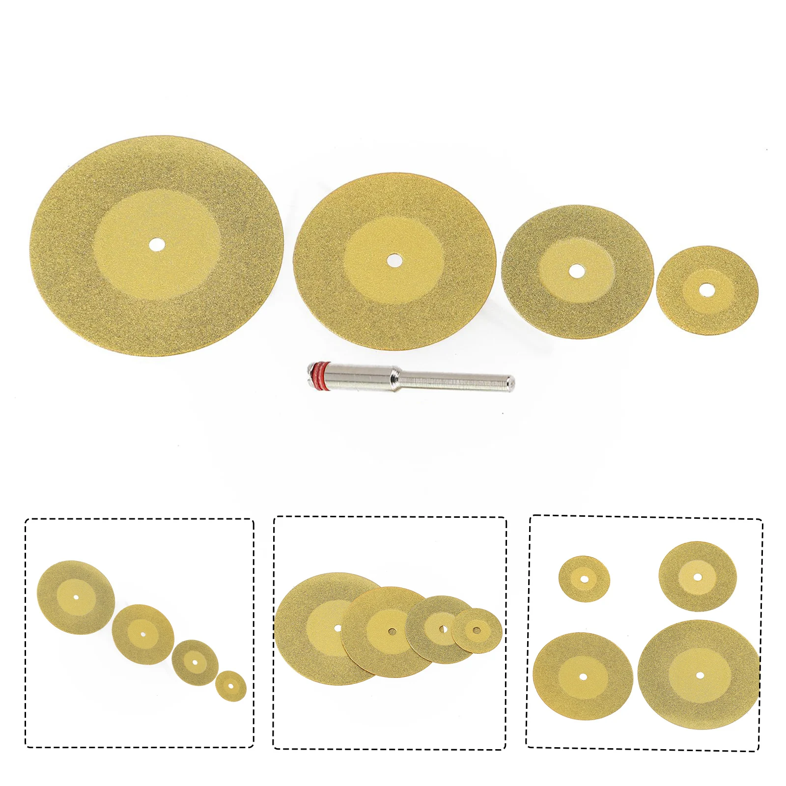 Connecting Rod Diamond Saw Blade Parts Replacement Rotary Tools Kit 1 Set 20/30/40/50mm Accessories Cutting Disc