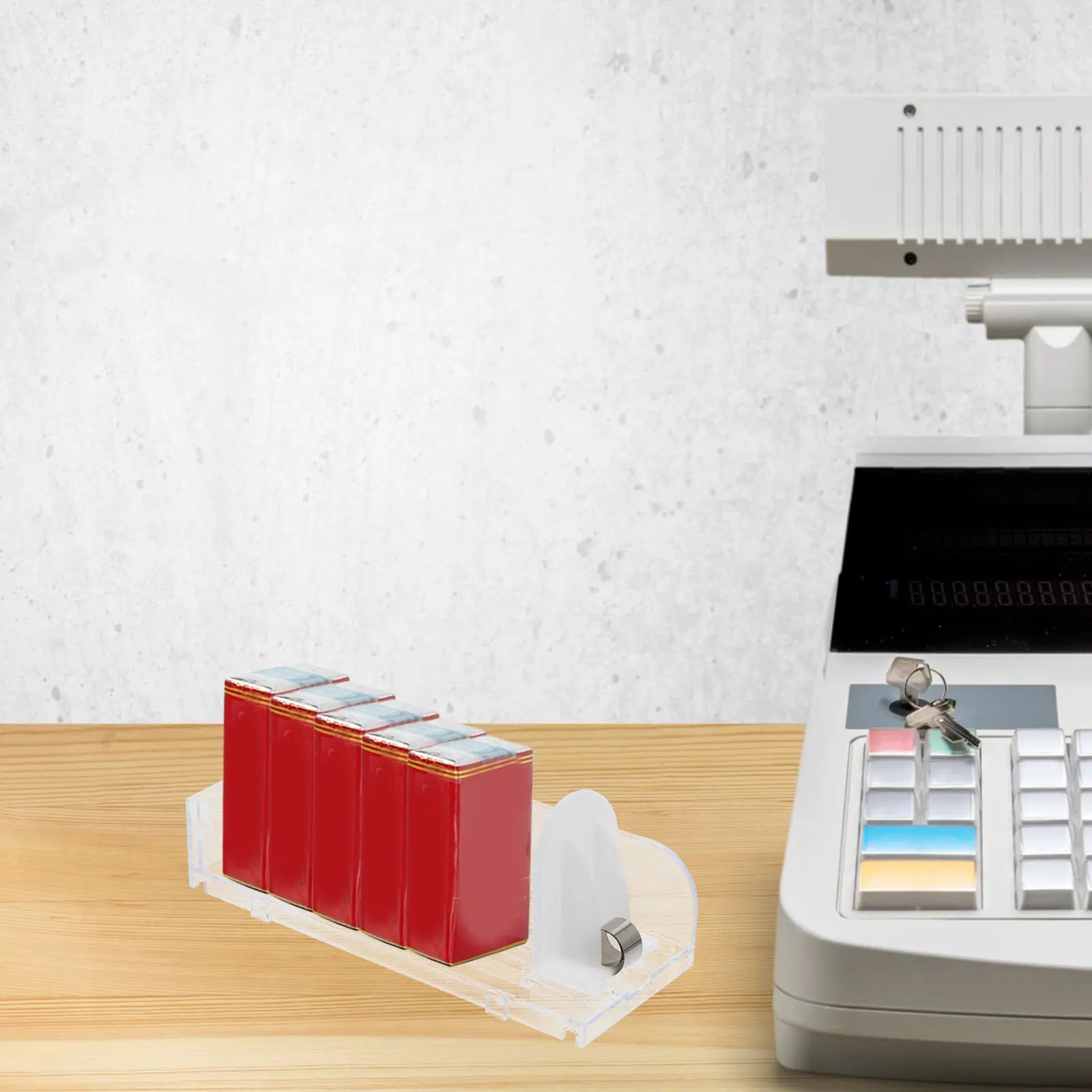 

2 Pcs Automatic Cigarette Pusher Rack Acrylic Display St Durable Lightweight Storage Tool Supermarket Use