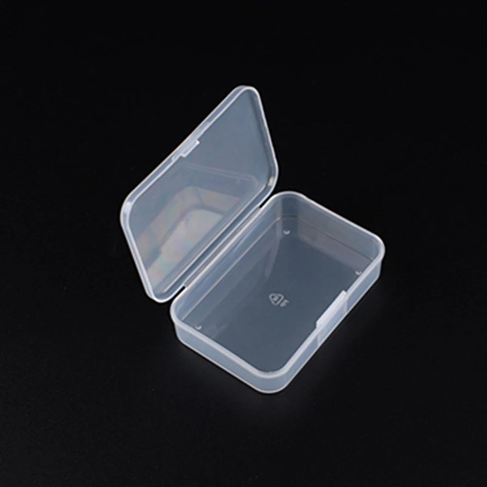 Plastic Box Organizer Rectangular Box Screw Holder Storage Box Transparent Strong Jewelry Component Storage Case Container