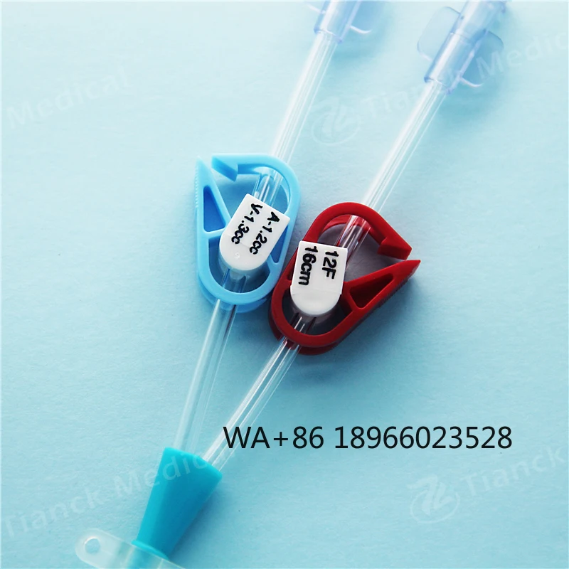 Tianck medical supplies consumables surgical hemodialysis catheter Establish vascular channels double lumen catheter