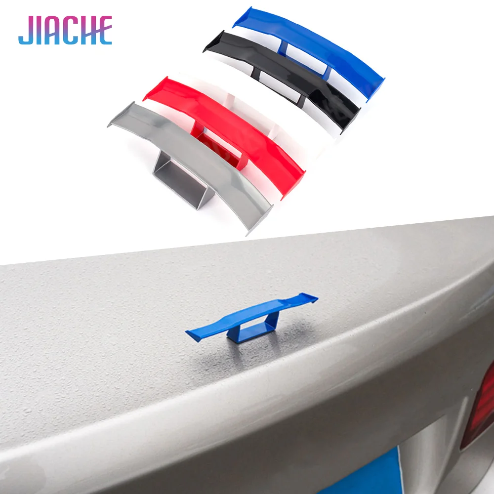 Car Rear Mini Spoiler Wing Motorcycle Small Model Canard Tail Winglet ABS Plastic For BMW E46 E90 E60 For ford focus 2 For Audi