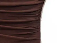 ETJ 2025  women's new dress elegant sexy off-shoulder fashion pleats details slimming strapless dress - Image 5