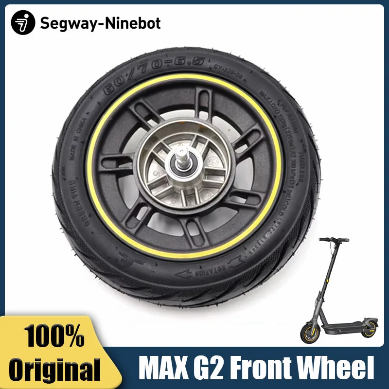 

Original Electric Scooter Wheel For Ninebot Max G2 Kickscooter Front Wheel Hub with Vacuum Tire Assembly Spare Parts