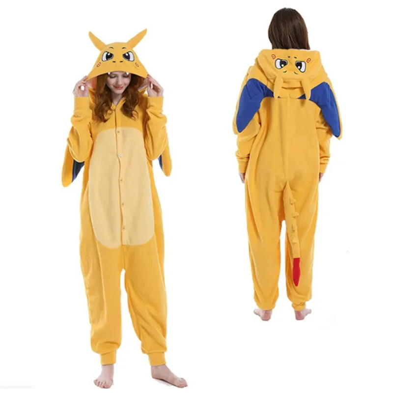 Dragon Kigurumis Onesie Pajama Women Men Adult Party Suit Animal Jumpsuit Halloween Carnival Outfit