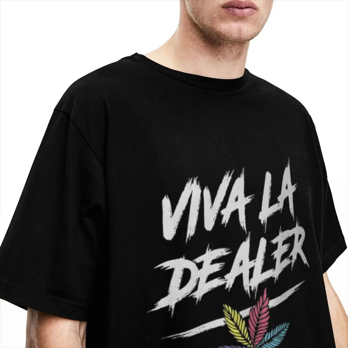 Viva La Dealer Sdp Band Hip Hop Music Band Men Women's T Shirt Merchandise Novelty Tee Shirt T-Shirt Pure Cotton Birthday Gift