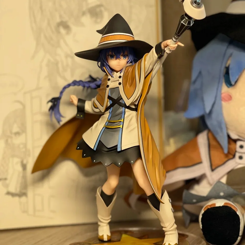 Figura de acción de mago Roxy Migurdia, 25cm, Mushoku Tensei: reencarnación sin voz, figura de Anime de PVC, colección para adultos, modelo de muñeca, regalo