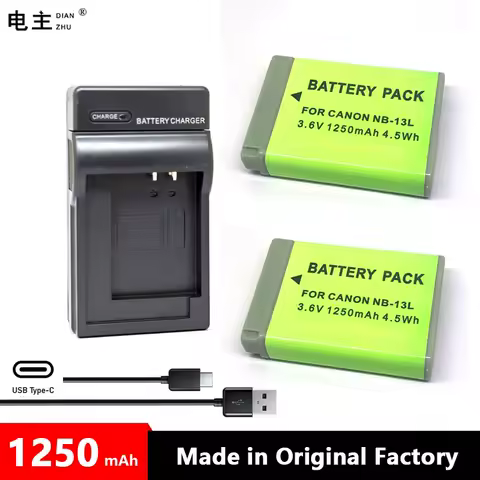 NB-13L NB13L NB 13L Battery Charger For Canon G1X3 G5X G5X2 G7X Mark II III G7X2 G7X3 G9X SX720HS SX620HS SX740HS SX730HS