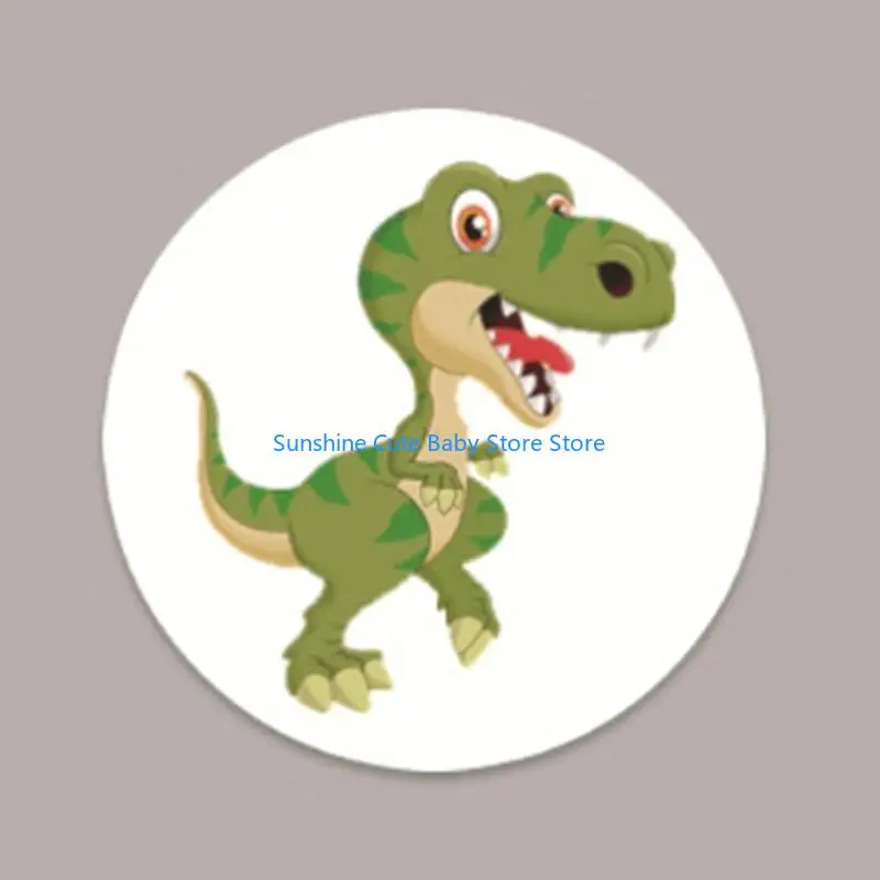 C5AF الكرتون ديناصور نمط قعادة ملصقات التدريب قعادة TargetStickers مقعد المرحاض اللون تغيير ملصقات التبول للطفل