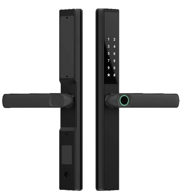 Custom Outdoor Electronic Smart Digital Lock Security Wifi Aluminum Alloy Fingerprint Door Lock